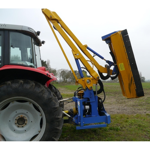 122 - Bomford Kestral EVO S 57 hedgetrimmer. 2019. Protrim flail head. Had little use, new to farm. C/W co... 