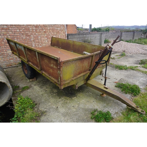 82 - Old 2 wheel trailer