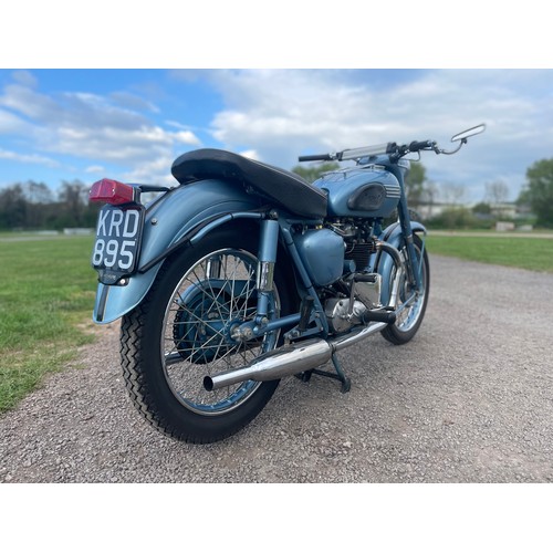 749 - Triumph Thunderbird motorcycle. 650cc. 1955. Runs & rides. Matching engine and frame numbers. Recent... 