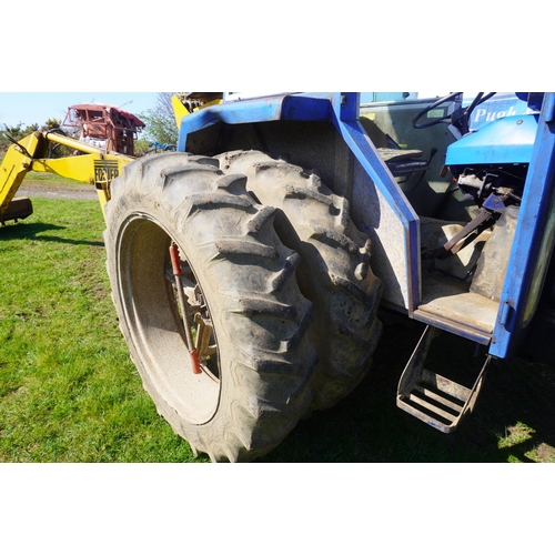 148 - Leyland 472 synchro tractor. 4WD. On dual wheels. Only 3363hrs recorded. Runs and drives. Reg. TSW 6... 