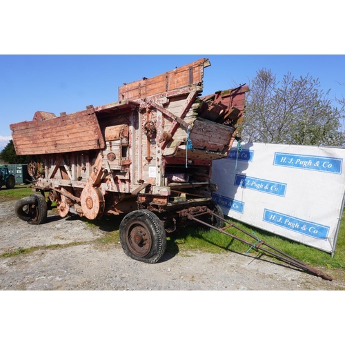 182 - Clayton Shuttleworth threshing machine