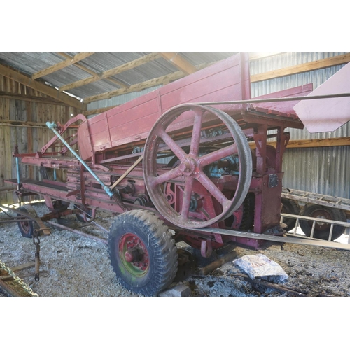 266 - Davis wire tying baler. 1920, working order