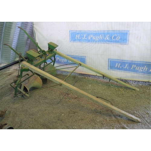 77 - 2 Row horse drawn turnip seed drill