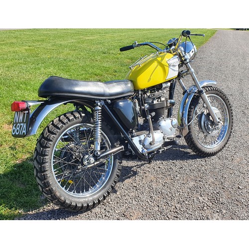 788 - Triumph TR6 motorcycle. 650cc. 1963. Ceriani forks, TLS brake, top end rebuild with new STD pistons ... 