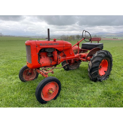 192 - Allis Chalmers Model B tractor. SN. 87460