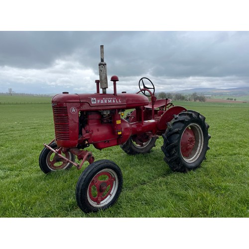 193 - International McCormick Farmall tractor. 1948. Restored in 1983 by Douglas Horne