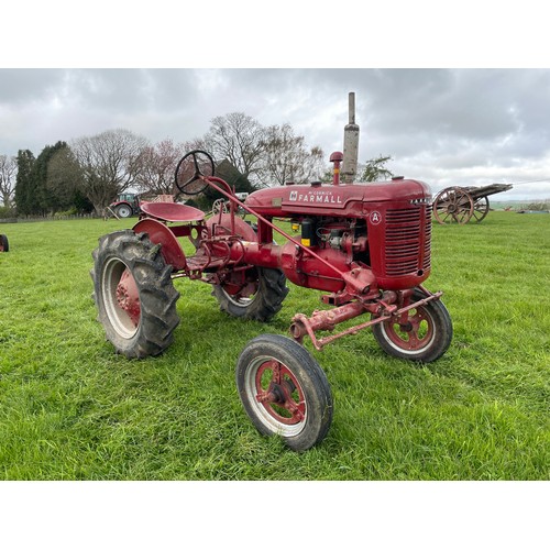 193 - International McCormick Farmall tractor. 1948. Restored in 1983 by Douglas Horne