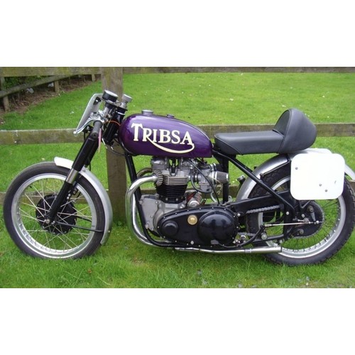 740 - Tribsa T120/Daytona Goldstar Rigid 750 motorcycle. One of 3 Mead and Tomkinson Daytona Goldstar rigi... 