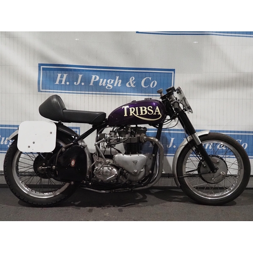 740 - Tribsa T120/Daytona Goldstar Rigid 750 motorcycle. One of 3 Mead and Tomkinson Daytona Goldstar rigi... 