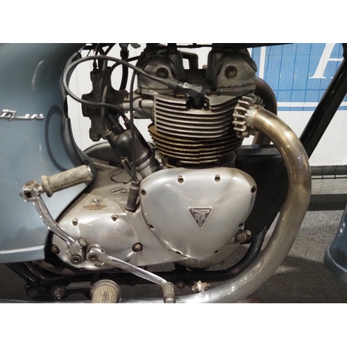 746 - Triumph Twenty One motorcycle. 500cc conversion. 1958. Frame No. H5311. Engine No. H6803. Reg. 935 X... 