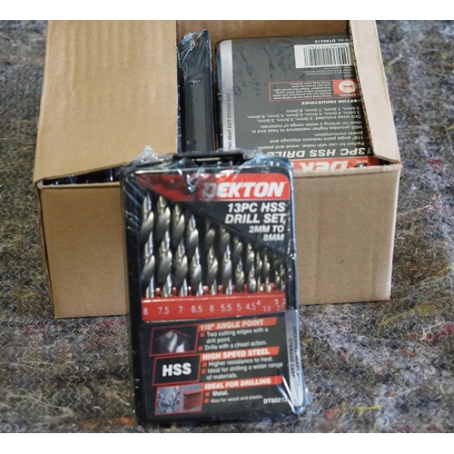 766 - 10- 13pc HSS drill bit sets