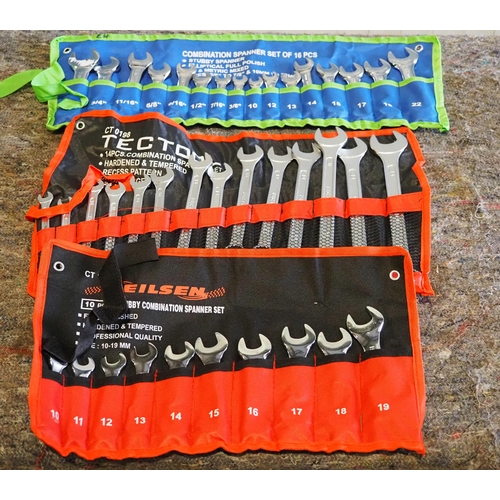 782 - 3- Sets of spanners 16, 14 and 10pc