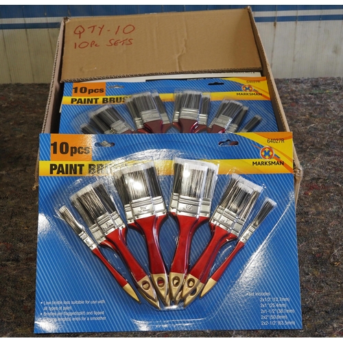 785 - 10- 10pc Paintbrush sets