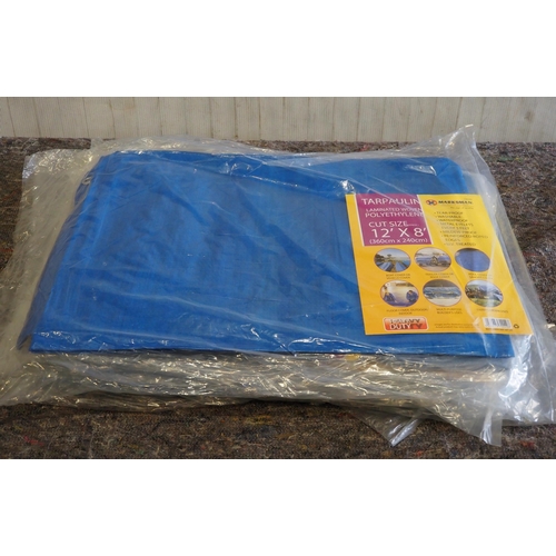 799 - 6- 12x8ft Tarpaulins