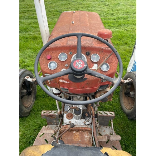 178 - Massey Ferguson 140 Super tractor. Runs and drives. 8Spd. Fitted with reduction gearbox, factory fit... 