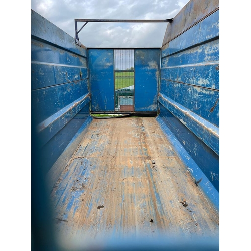 184 - West tandem axle 12tonne silage trailer in working order