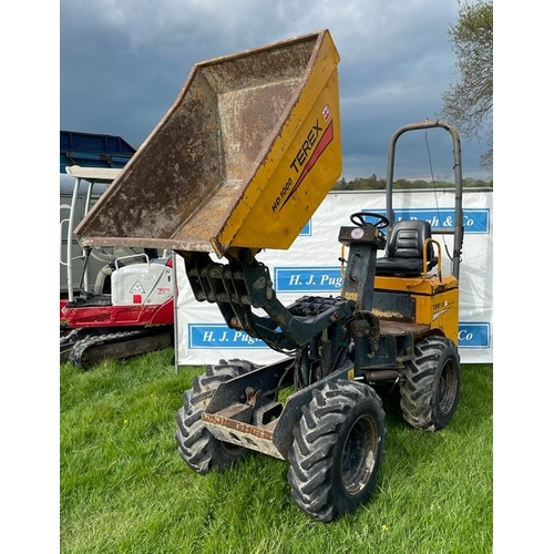 187 - Terex HD1000 Bedford 1tonne high tip. Showing 1190hrs. In good working condition. Believed 2007