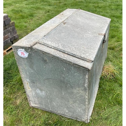 75 - Galvanised feed bin