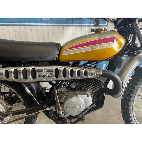 Suzuki TS185 motorcycle. 1974. US import, starts and runs, ready