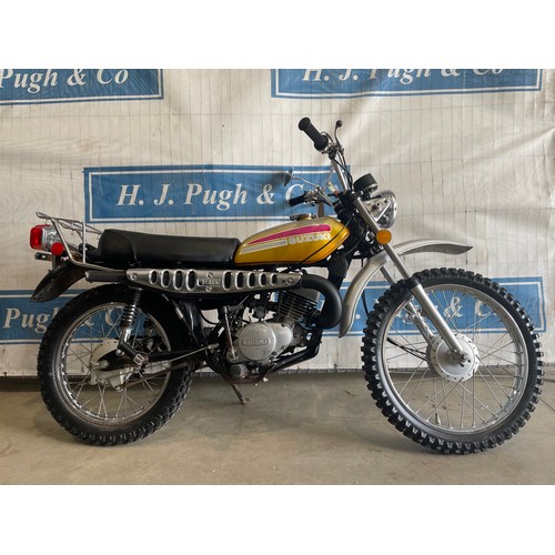 Suzuki TS185 motorcycle. 1974. US import, starts and runs, ready