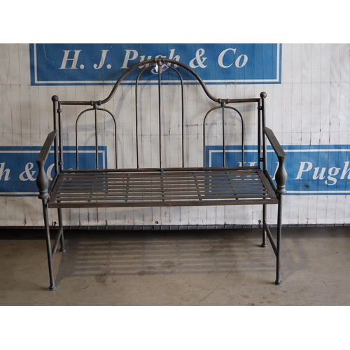 709 - Metal bench 44