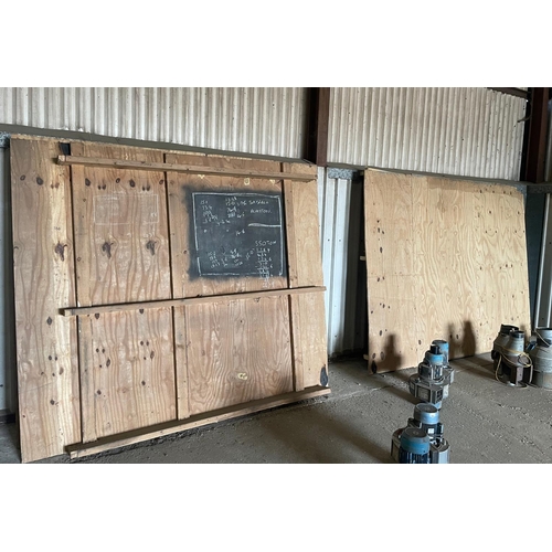 166 - Large plywood panels