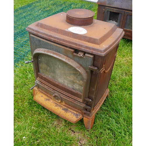 239 - 1 Door wood burner