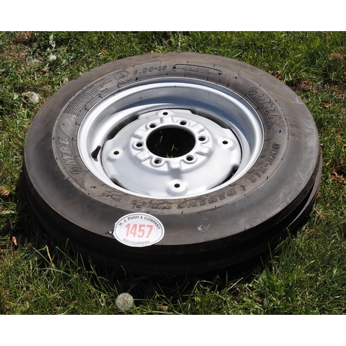 1457 - Wheel and tyre 600x16