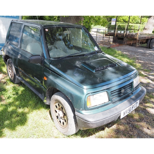 1491 - Suzuki Vitara commercial. 1.9TD. Spares or repair. Reg. WR51 PTZ. V5