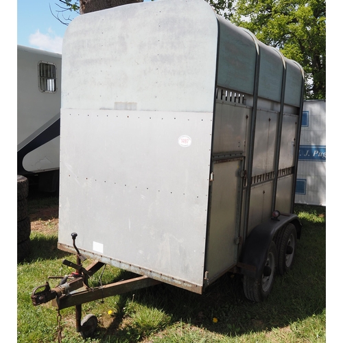 1497 - Ifor Williams high top trailer 8ft