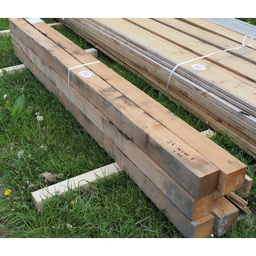 860 - Cedar posts 2.4Mx100x100 -6+others