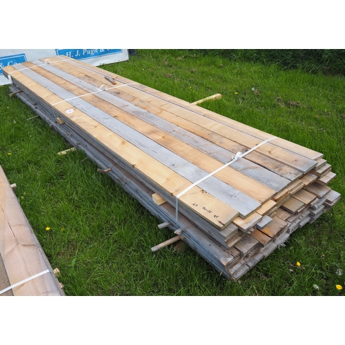 863 - Cedar boards 4.8M x150x25 -85