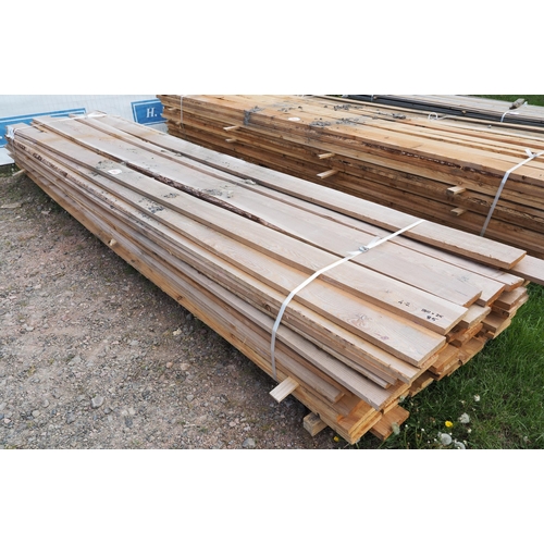 864 - Larch boards 4.2M x150x25 -85