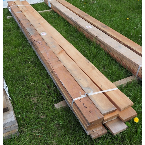 875 - Larch boards 3.6M x120x25 -17