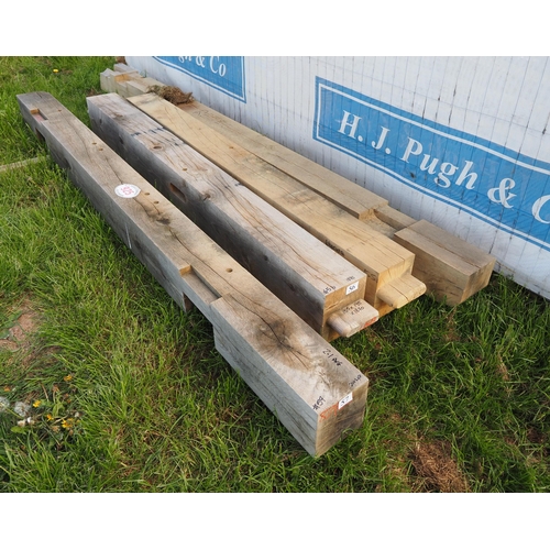 925 - 4- Machined oak beams