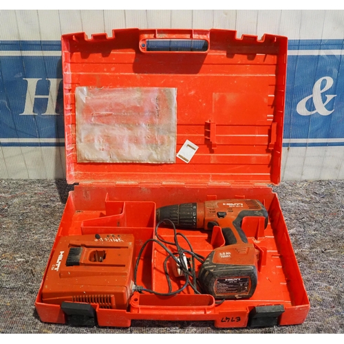 757 - Hilti SFH151-A cordless drill