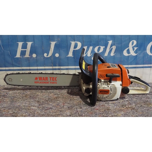 757C - Stihl 024 petrol chainsaw, new bar and chain