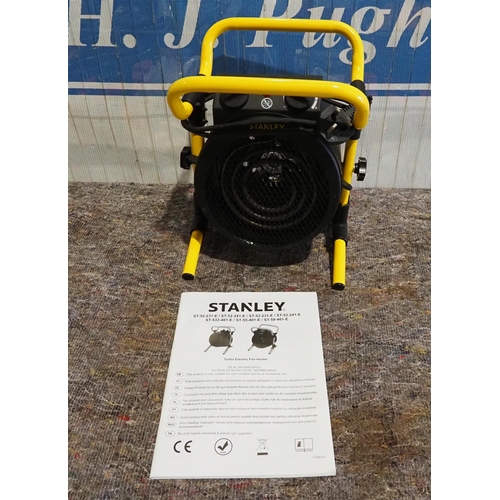 784 - Stanley 2kw fan heater and manual