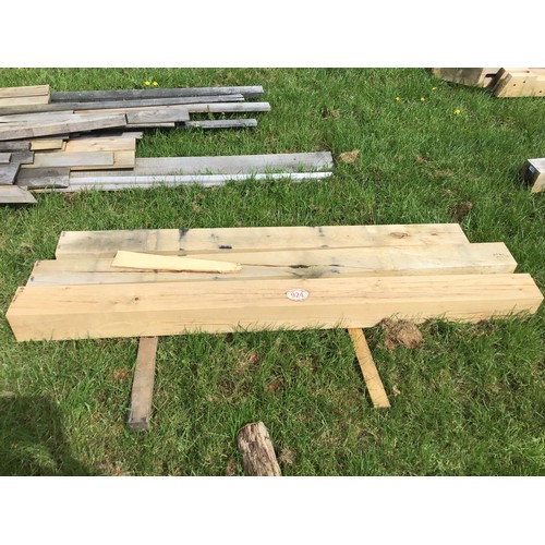 924 - 3- Oak beams