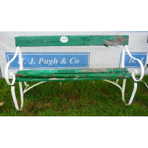 2222 - Garden bench