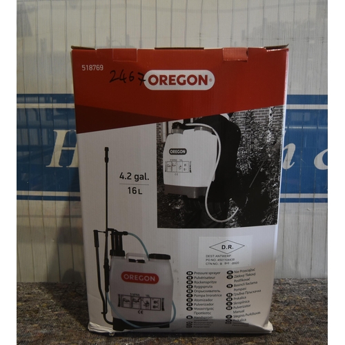 2535 - Oregon 16L knapsack sprayer