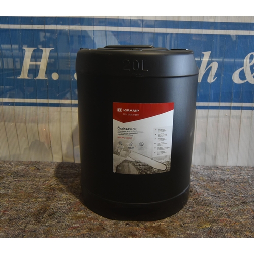 2549 - Chainsaw oil drum 20L