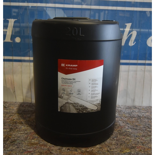 2550 - Chainsaw oil drum 20L