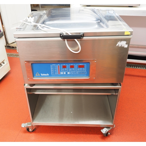 909 - Totech industrial stainless steel vac packer. Very little use. GWO