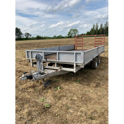 192 - Flatbed trailer 16x8ft