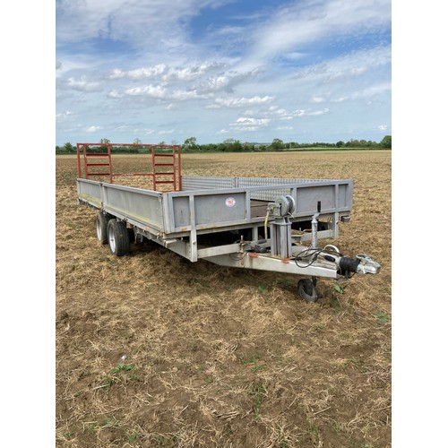 192 - Flatbed trailer 16x8ft