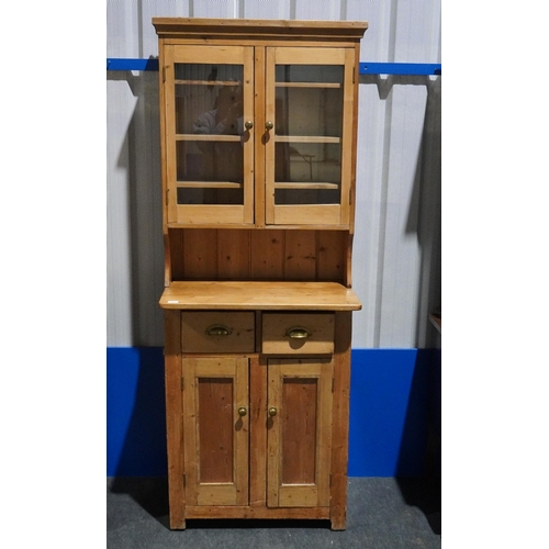 219 - Pine kitchen cupboard 76x29