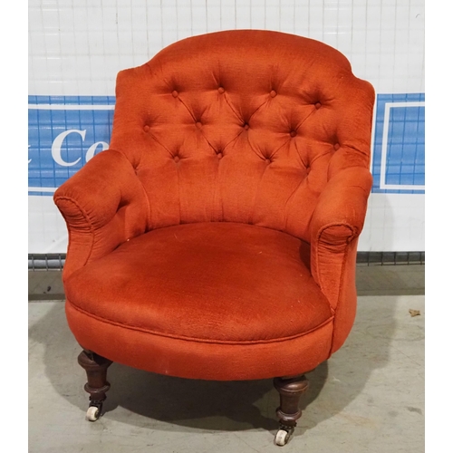 64 - Upholstered armchair