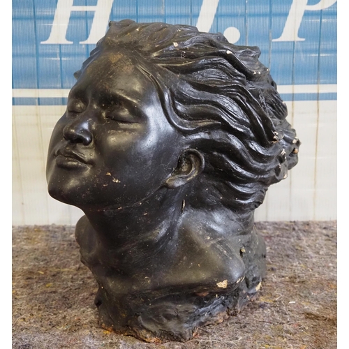 486 - Sculpture head by Christine Baxter