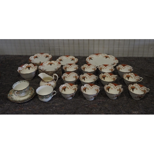 549 - Chelson tea service and 2 Royal Doulton teacups and saucers